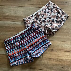 J. Crew two pair short bundle sz 0 euc